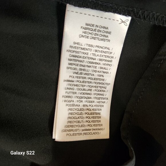 Ralph Lauren Black Silk Feel Midi Dress. Host Pick. Size 12 - Picture 8 of 9